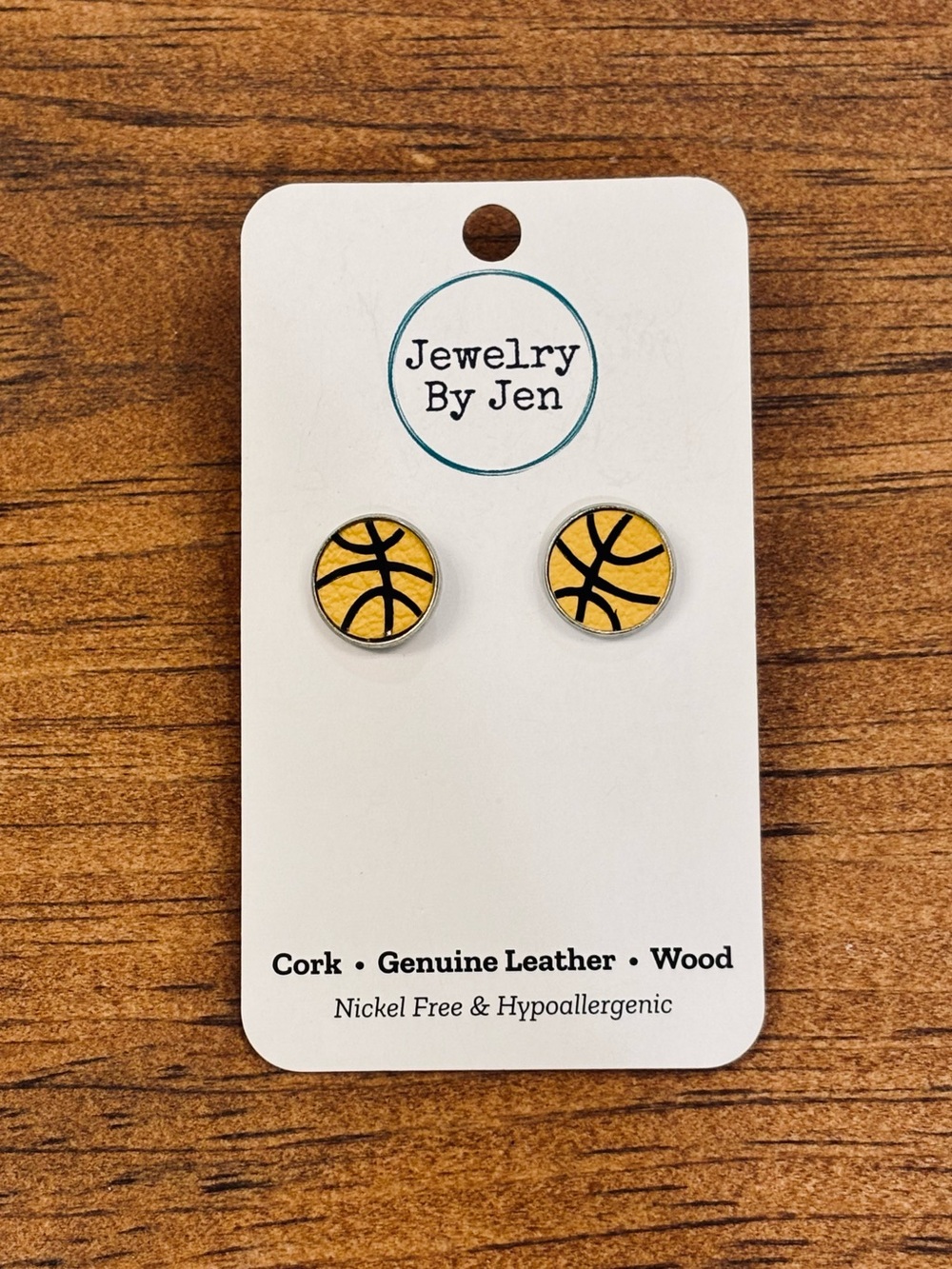 Basketball Stud Earrings